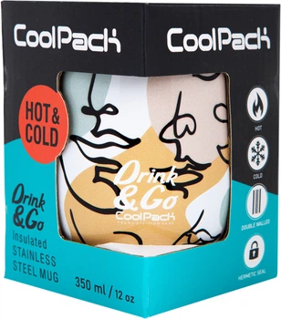 Термокружка CoolPack Art Deco металлическая 350 мл (Z22576)