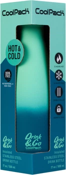 Термобутылка CoolPack Blue Lagoon металлическая 500 мл (Z04690)