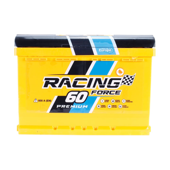 Автомобильный аккумулятор RACING FORCE Premium 6CT 60Ah Низький L+