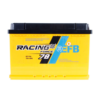 Автомобильный аккумулятор RACING FORCE Premium EFB 6CT 78Ah R+