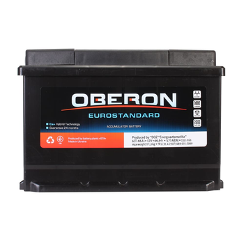 Автомобильный аккумулятор OBERON Eurostandard 6CT 66Ah L+