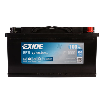 Автомобильный аккумулятор EXIDE EFB 6CT 100Ah R+ EL1000