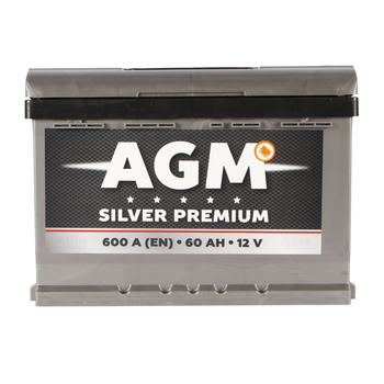 Автомобильный аккумулятор AGM Silver Premium 6CT 60Ah Низкий L+