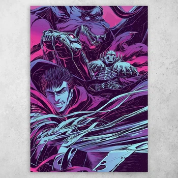 Плакат постер CupKit "Берсерк / Berserk" №49 А4 21х29,7 см