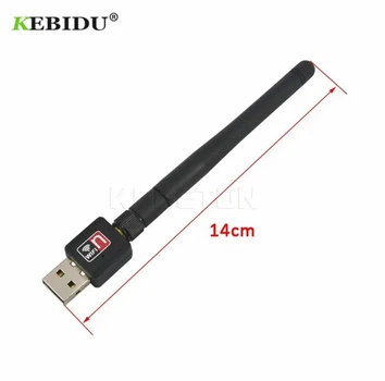 USB WI-FI адаптер Kebidu зі зйомкою антеною 2dB 150 Mbps чорний (120087)