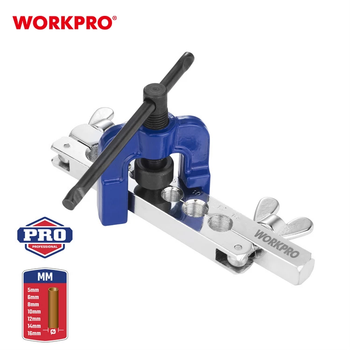 Развальцовщик WORKPRO 3/16", 1/4", 5/16", 3/8", 7/16", 1/2", 5/8" ( 4, 5,6, 8, 10, 12, 16 mm) PRO WP303003