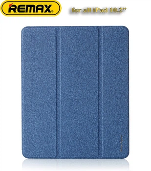 Чехол REMAX Chan Series Leather Case PT-10 for all iPad 10.2" (2019-2022) синий + отсек для стилуса
