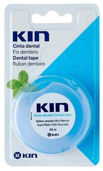 Зубна нитка Kin Cinta Dental Mentolada Con Flúor 50 м (8470002358959)