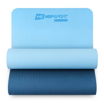 Коврик для фитнеса Hop-Sport TPE 0,6см HS-T006GM сине-голубой