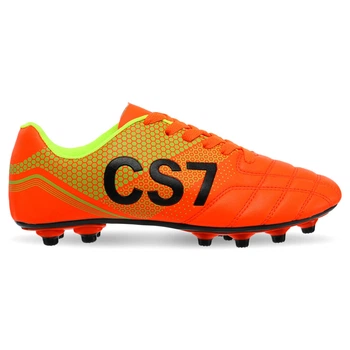Бутсы футбольные детские Zelart Yuke CR7 8003-1 размер 40 Orange-Green
