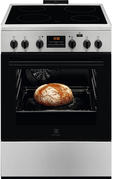Плита електрична Electrolux LKR664100X SteamBake гриль+конвекція + Fan (ECO)