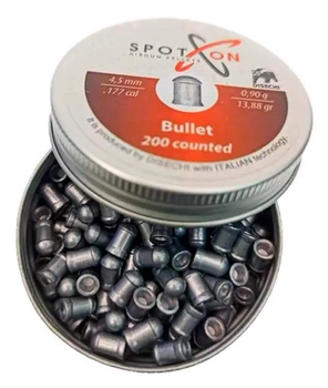 Кулі пневматичні Spoton Bullet 4.5 мм 0.9 г 200 шт (Z24.2.16.004)