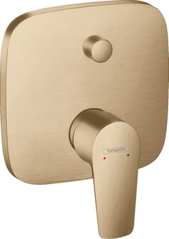 Зовнішня частина змішувача прихованого монтажу для ванни Hansgrohe Talis E 71745140 бронза матовий 2 споживача
