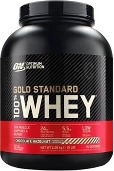 Protein Optimum Nutrition 100% Gold Standard Whey 2270 g Czekolada-Orzech (5060469986159)