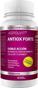 Дієтична добавка Interpharma Aspolvit Forte 60 капсул Antiox Antioxidant (8470001568687)