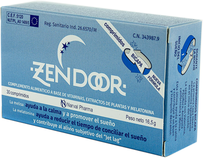 Дієтична добавка Naval Pharma Narval Pharma Zendor 30 капсул (8470003439879)