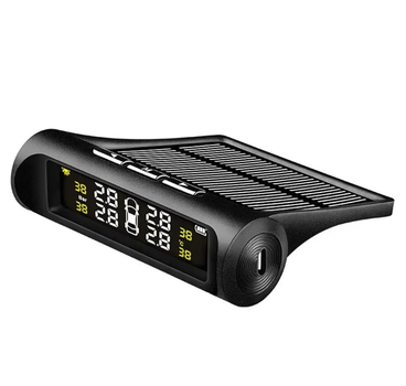 Датчики тиску в шинах автомобіля TPMS на 4 бездротові датчики тиску та температури із сонячною панеллю Solar
