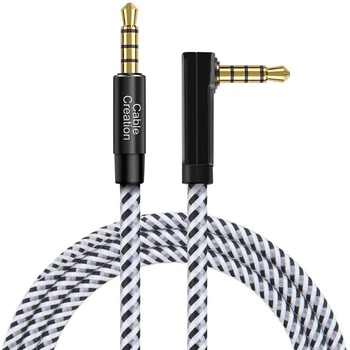 Аудио кабель CableCreation CC0389, TRRS 3.5 мм, 0.915м, черный