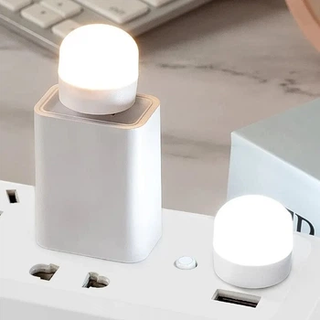 Портативна USB LED-лампа світильник компактний ліхтарик холодне біле світло Warm, Athand