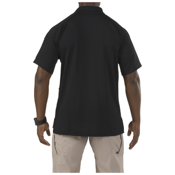 Футболка поло тактична з коротким рукавом 5.11 Tactical Performance Polo - Short Sleeve Synthetic Knit Black S (71049-019)