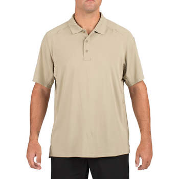 Футболка поло 5.11 Tactical Helios Short Sleeve Polo Silver Tan L (41192-160)