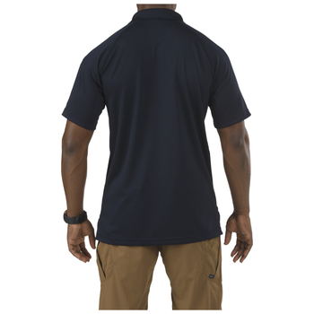 Футболка поло тактична з коротким рукавом 5.11 Tactical Performance Polo - Short Sleeve Synthetic Knit Dark Navy S (71049-724)