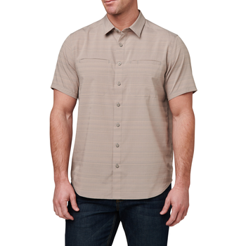 Сорочка тактична 5.11 Tactical Ellis Short Sleeve Shirt Titan Grey 2XL (71207-020)