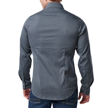 Сорочка тактична 5.11 Tactical Alpha Flex Long Sleeve Shirt Turbulence Dby 2XL (72491-184)