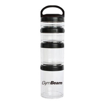 Набір контейнерів 4 шт чорні - GymBeam Accessories