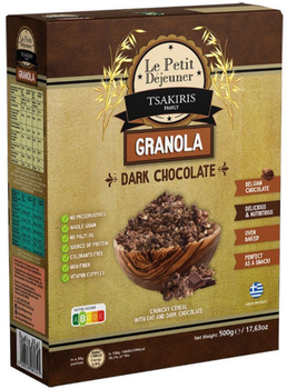 Гранола Le Petit Dejeuner с черным шоколадом 500 г (8000020372652)