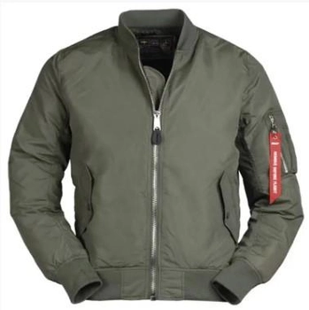 Тактическая куртка Mil-Tec бомбер MA1 Summer Olive 10401501 2ХL