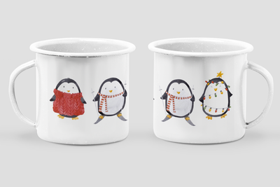 Эмалированная кружка «Penguins»