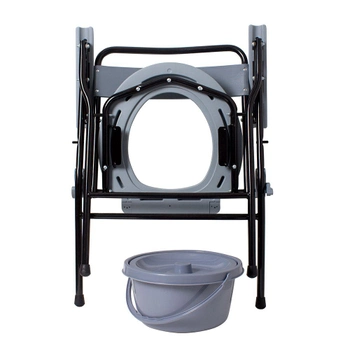 Стілець-туалет із санітарним обладнанням складаний Ridni KJT710B