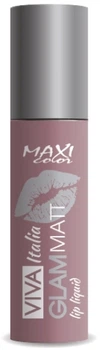 Жидкая матовая помада для губ - Maxi Color Viva Italia Glam Matt Lip Liquid 01 (5g) (978301-1260620-2)