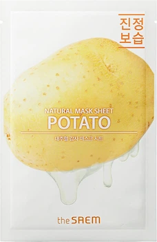 Тканинна маска з екстрактом картоплі The Saem Natural Potato Mask Sheet 21ml (21ml) (691530-858267-2)