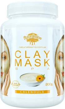 Глиняная маска для лица с календулой - Naturalissimo Clay Mask SPA Calendula 200g (200g) (985515-1278558-2)