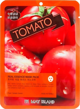 Тканевая маска для лица с экстрактом томата May Island Real Essence Tomato Mask Pack 25ml (25ml) (917590-844126-2)