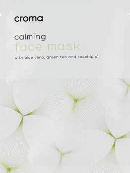 Маска для лица с экстрактом зеленого чая - Croma Face Mask Green Tea 1x25ml (993014-1286348-2)