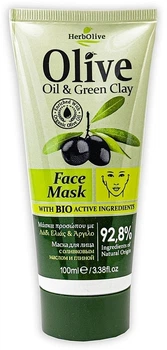 Маска для лица с зеленой глиной - Madis HerbOlive Oil & Green Clay Face Mask 100ml (100ml) (1023666-1355694-2)