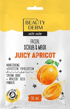 Маска-скраб для лица "Juicy Apricot" - Beauty Derm Facial Scrub & Mask 10ml (1049084-1394813-2)