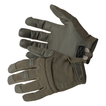 Тактические перчатки 5.11 Tactical High Abrasion RANGER GREEN 2XL (59371-186)