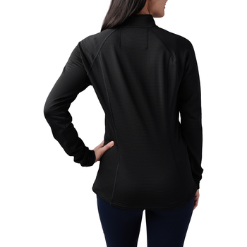 Термореглан жіночий 5.11 Tactical Women's Stratos 1/4 Zip Black M (62417-019)