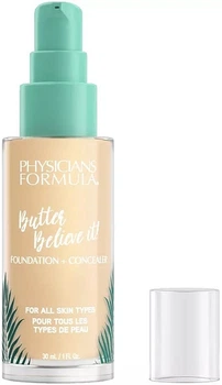 Тональний крем-коректор - Physicians Formula Butter Believe It! Foundation + Concealer Fair (30ml) (1033364-1369045-2)