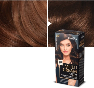 Фарба для волосся Joanna Multi Cream Color Permanent Color 3D Effect 39 - Коричневий Горіх (788150-1316524-2)