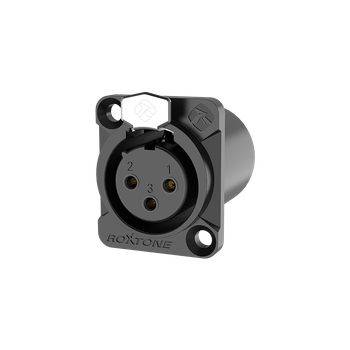 Разъём Roxtone RX3FDWP-BG XLR панельный female (мама)