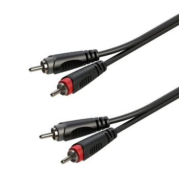 Аудиокабель Roxtone SACC130L3, RCA - RCA, 2х1x0.14, 3 м