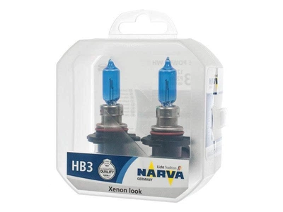 HB3 12V 60W 4100К авто лампа NARVA оригінал! (ціна за комплект) Яскраво білий. RANGE POWER WHITE