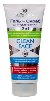 Гель скраб для вмивання Belle Jardin Сlean Face 200 мл ( 5907582900740 )