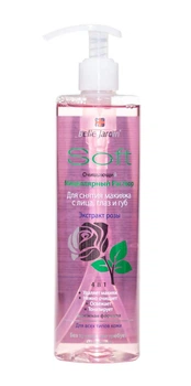 Очищающий мицеллярный раствор Belle Jardin Soft Экстракт Розы для снятия макияжа с лица глаз и губ 400 мл ( 5907582906537 )