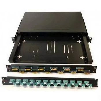 Пластина для оптической панели Molex AFR-00479-04 24 адаптера SC Duplex/LC